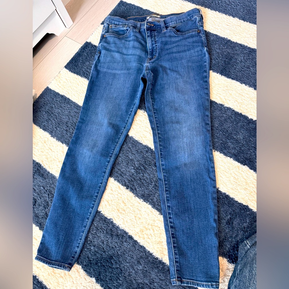 Madewell mid rise skinny jeans